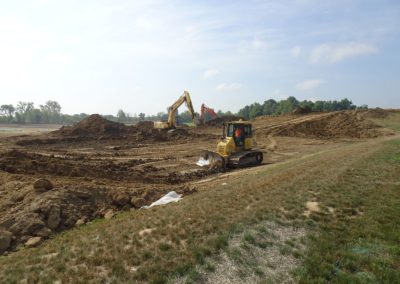 bulldozer and excavators