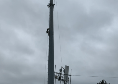 Climber on Cell Tower